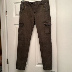 Olive colored Cargo pants